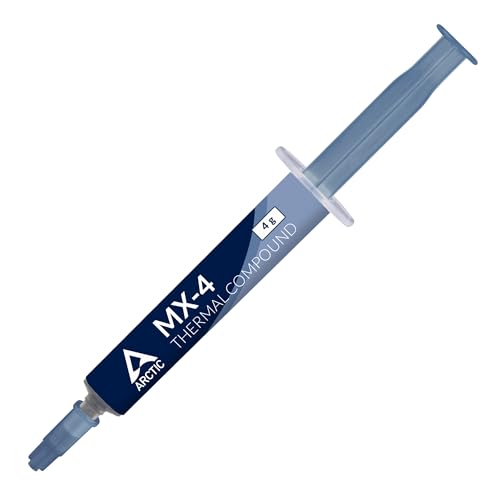 ARCTIC MX-4 (4 g) - Pasta térmica de alto rendimiento para todos los procesadores (CPU, GPU - PC, PS4, XBOX), muy alta conductividad térmica, larga vida útil, aplicación segura, no conductora